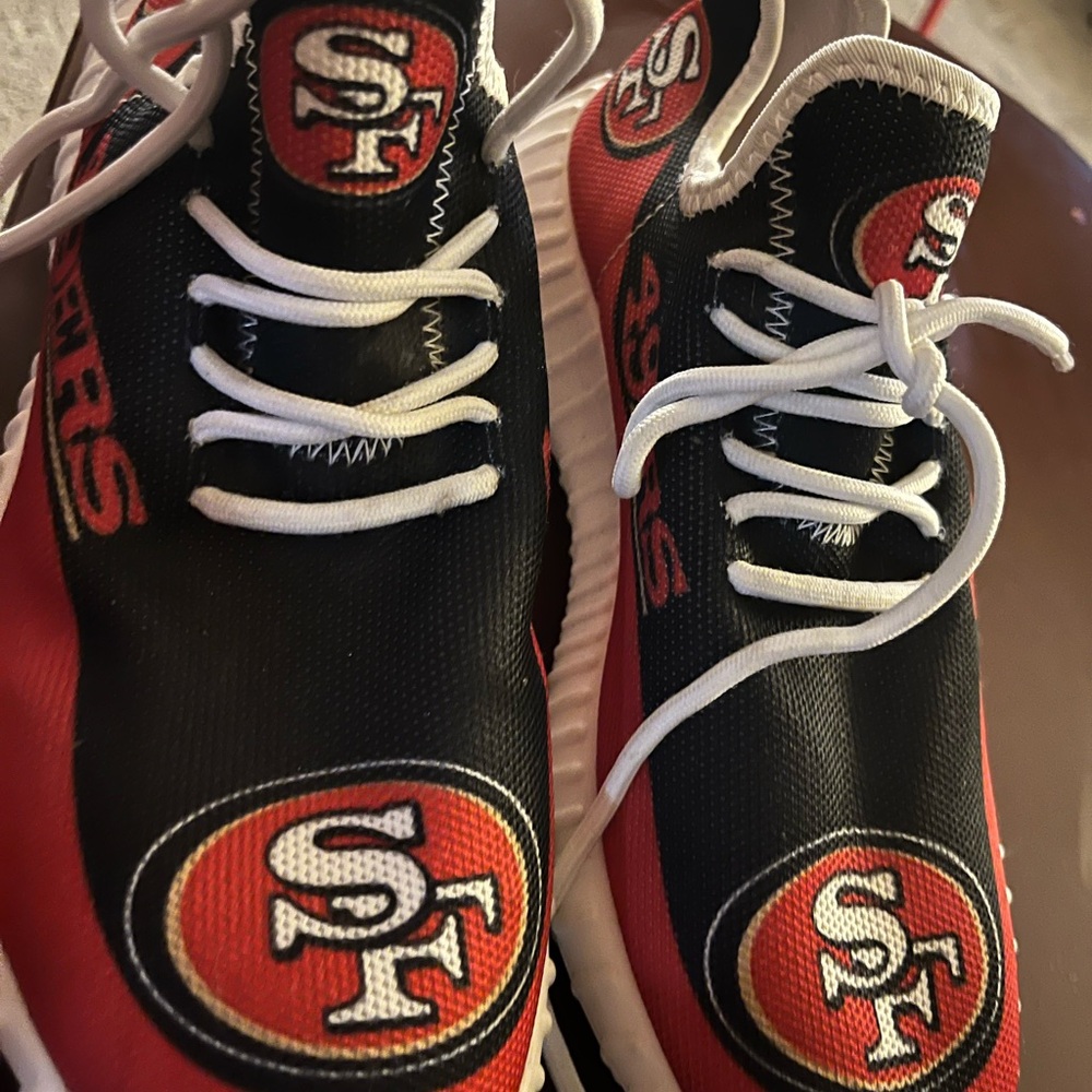 SF Women's Athletic Shoes - Red and Black